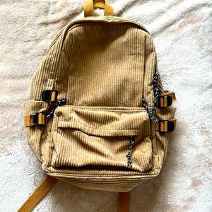 Corduroy back pack